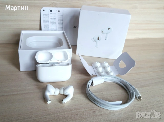 Слушалки AirPods Pro 2, снимка 6 - Безжични слушалки - 53812610