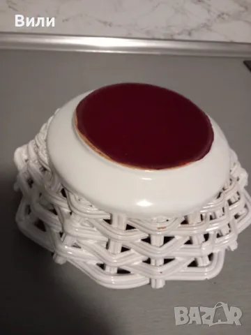 Красива , ръчно изработена фруктиера, снимка 3 - Чинии - 49106156