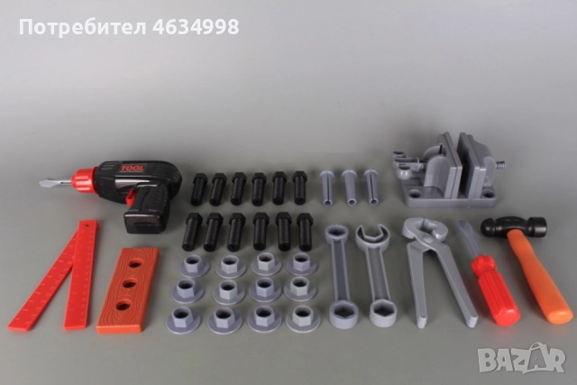 Куфар-маса с инструменти,детски комплект, снимка 6 - Конструктори - 52209049