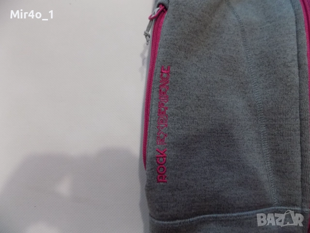 горнище rock experience яке полар суичър худи елек блуза фанела туризъм планина дамско оригинално L, снимка 5 - Спортни екипи - 48287383