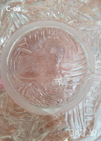 Фруктиера /купа и чинийки - стъклени , снимка 3 - Аксесоари за кухня - 53744015