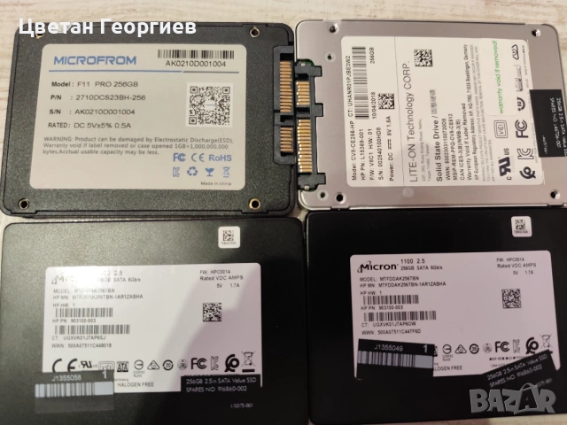 Продавам SSD дискове 256Gb, снимка 2 - Твърди дискове - 53033410