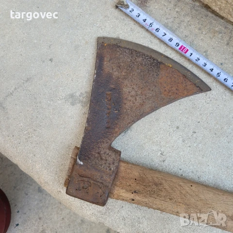 интересна стара немска брадва, снимка 2 - Антикварни и старинни предмети - 50679500