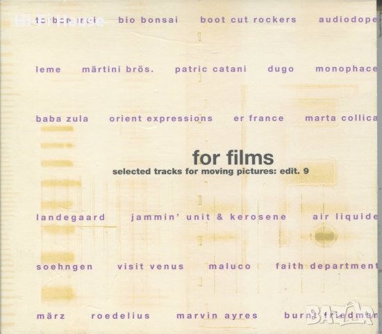For Films-Selected tracks, снимка 1 - CD дискове - 35995859