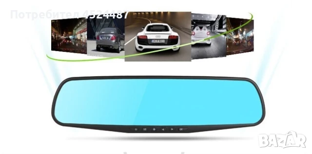 Видеорегистратор тип огледало за задно виждане, снимка 2 - Друга електроника - 49003023