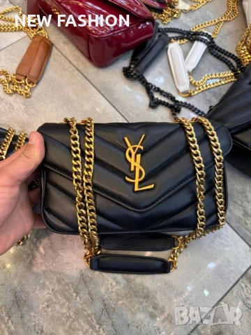 Дамски Кожени Чанти ✨ YVES SAINT LAURENT , снимка 4 - Чанти - 50582135