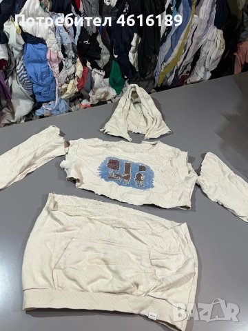 Цветни нарязани памучни парцали 10кг разфасовка, снимка 6 - Други стоки за дома - 51973486