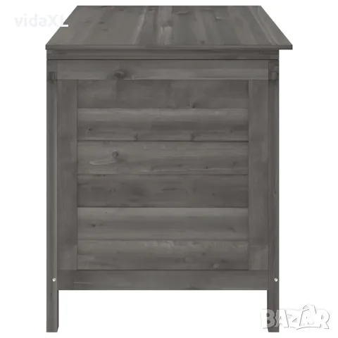 vidaXL Градинска ракла антрацит 99x49,5x58,5 см чам масив, снимка 5 - Ракли - 56147371