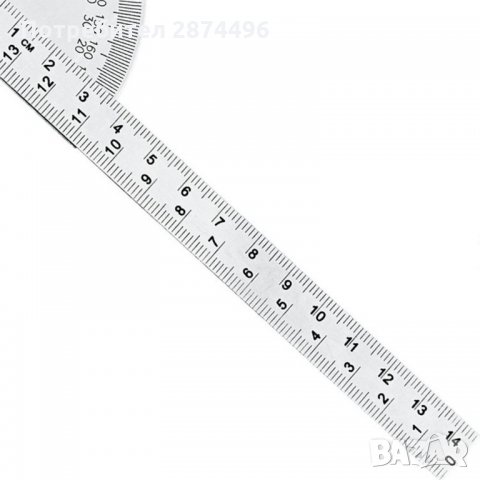 31133 Транспортир - ъгломер  180°, снимка 12 - Измервателни инструменти - 35833165