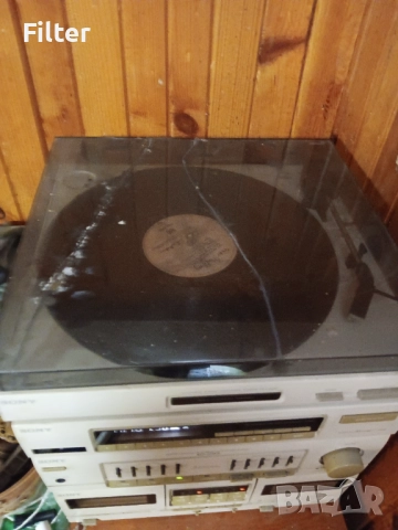 Дек SONY комбайн с грамофон, снимка 2 - Радиокасетофони, транзистори - 50953307