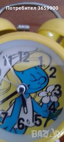 Будилник за момиченце,първокласник,със Смърфиета, снимка 2 - Други - 42242805