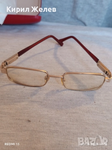 Модерни диоптрични очила позлатени с калъф стилен дизайн 51112, снимка 3 - Слънчеви и диоптрични очила - 51923325