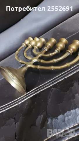 Свещник , снимка 4 - Антикварни и старинни предмети - 50336283