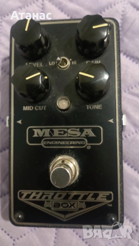 Китарен ефект- Mesa/Boogie „Throttle Box“ дисторжьн, снимка 9 - Китари - 53656029
