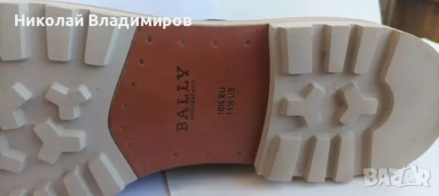 Обувки мъжки Bally оригинални нови естествена кожа велур 44-45 номер, снимка 8 - Ежедневни обувки - 47858496