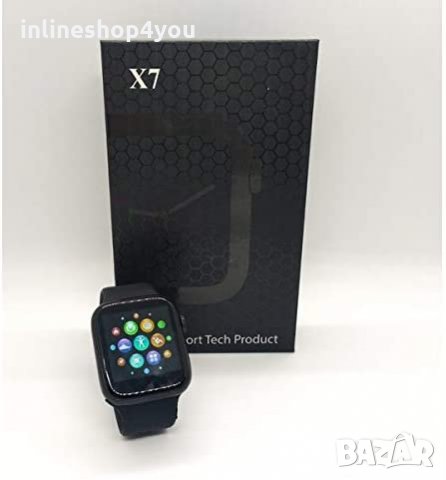 Смарт часовник smart watch Х7 Водоустройчиво/Пулсоксиметър/Тъчскрийн, снимка 6 - Смарт гривни - 34159554
