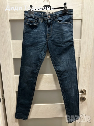 Мъжки впити дънки Pull&Bear (Размер S / EUR 38), снимка 2 - Дънки - 56369076