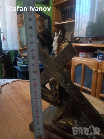 Скулптура бронз, снимка 4 - Антикварни и старинни предмети - 53829285