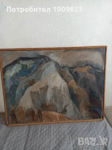 Стара маслена картина , снимка 3 - Картини - 49840537