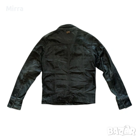 G-Star Raw Leather Jacket, снимка 2 - Якета - 52044811