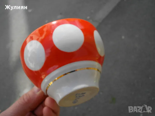  СТАРА РУСКА ПОРЦЕЛАНОВА ЧАША ЗА ЧАЙ ИЛИ КАФЕ СССР, снимка 2 - Антикварни и старинни предмети - 49558641