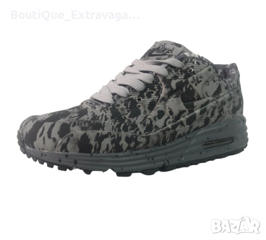 Дамски маратонки Nike Air Max Lunar90 SP Grey/Black !!!, снимка 1 - Маратонки - 36355760