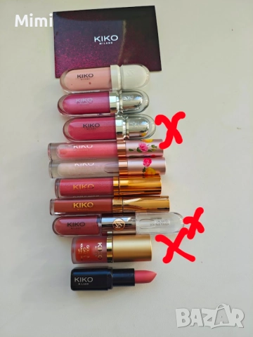 Kiko Milano нови оригинални червила, балсами с блясък, комплекти