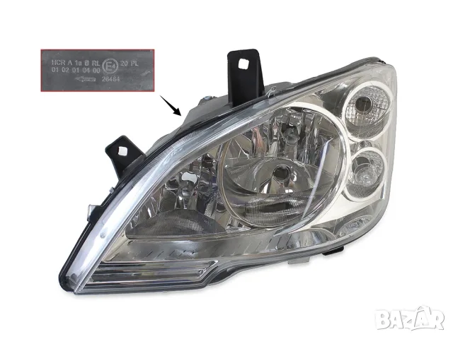 Фар Ayfar за Mercedes Vito/Viano W639 2010–2015 – с мотор за регулиране – ляв/десен