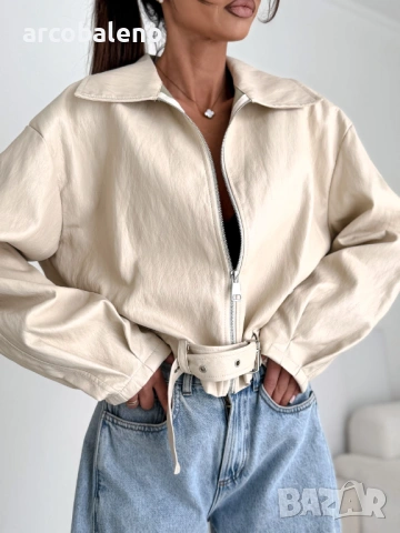 Дамско яке от изкуствена кожа „ECO CHIC“, 3цвята , снимка 10 - Якета - 53610243