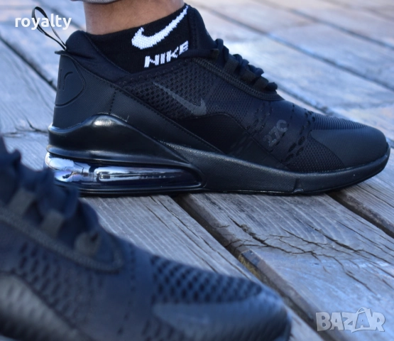 Маратонки Nike Air Max 270 Winter цвят: черно, снимка 4 - Маратонки - 51940642