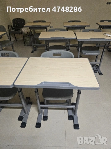 Ученически чинове със столове - 10 бр., снимка 3 - Други стоки за дома - 53618409