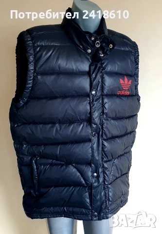Adidas Originals Motorcycle Vest Mens Size XL / 2XL ОРИГИНАЛ Мъжки Пухен Елек!, снимка 11 - Спортни дрехи, екипи - 53440632