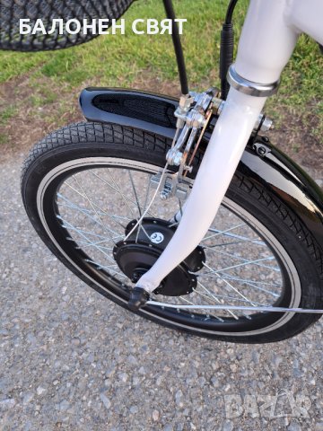 Велосипед с 3 колела и електромотор - Хибрид 36V-10.5Ah Безплатна Доставка, снимка 6 - Велосипеди - 40061856