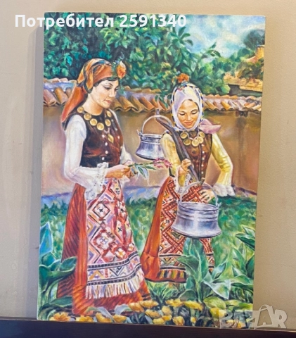 Картина масло , платно с размери 65/45