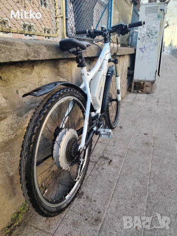 26 цола електрически алуминиев велосипед с 21 скорости хидравлични спирачки палцови команди , снимка 9 - Велосипеди - 52818784