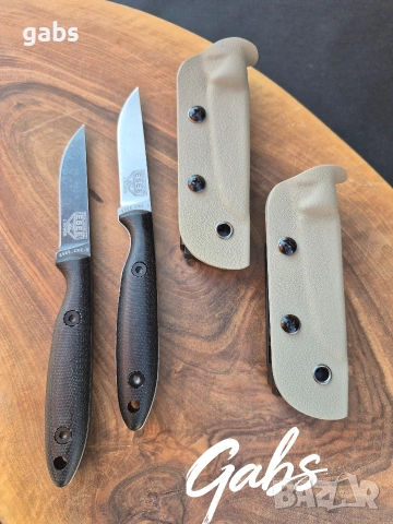 Фиксиран нож ESEE ROWEN,фултанг DC53 с тактическа кания Kydex,два модела, снимка 11 - Ножове - 53769281
