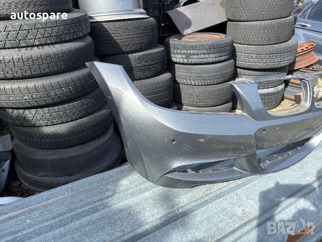 Предна броня Bmw 3series. E90/E91. M-Sport. Фейслифт. 51117891386. Оригинална. 08-13г. , снимка 3 - Части - 53606394