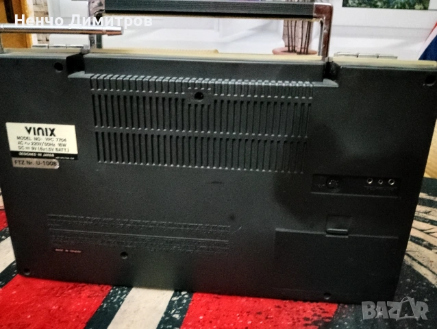 Радио касетофон VINIX JAPAN , снимка 9 - Радиокасетофони, транзистори - 53689170