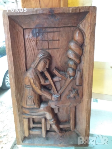ДЪРВОРЕЗБА РЪЧНА РАБОТА ПАНО РЕЗБА