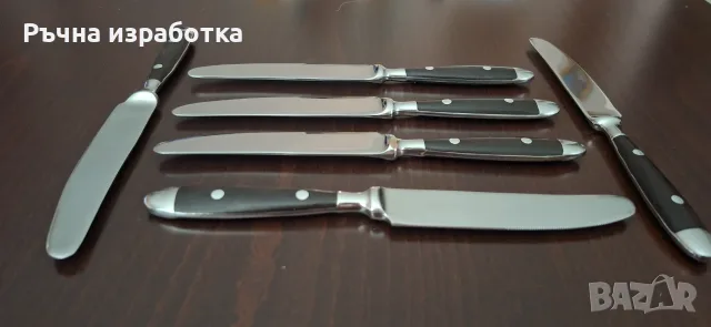нож 6бр.rostfrei немски основен нож прибори за хранене комплект, снимка 4 - Прибори за хранене, готвене и сервиране - 55953211