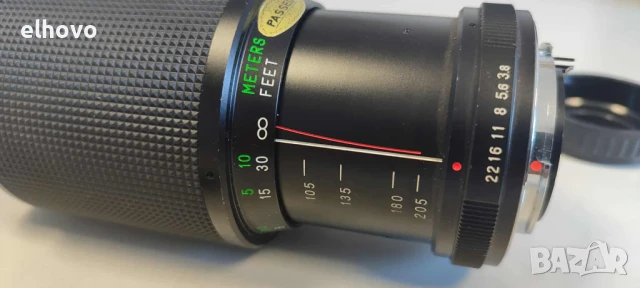 Обектив Vivitar 1:3.8 75-205mm 62mm, снимка 4 - Обективи и филтри - 51015437