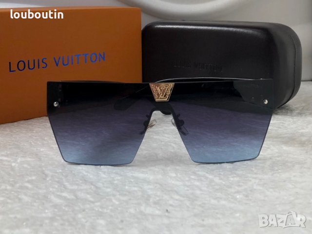 Louis Vuitton 2023 висок клас мъжки слънчеви очила маска, снимка 5 - Слънчеви и диоптрични очила - 38977596