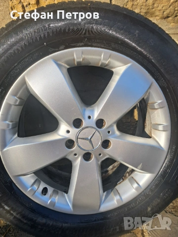 Летни гуми с джанти за Мерцедес , снимка 2 - Гуми и джанти - 53869460