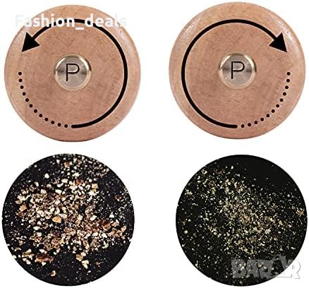 Нов Комплект мелница за сол и пипер с поднос/Неръждаема стомана , снимка 3 - Други стоки за дома - 41573565