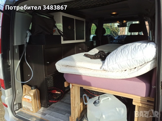 Много надежден Mercedes Vito кемпер, внесен от Австрия, снимка 17 - Каравани и кемпери - 53596576