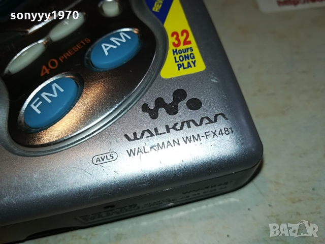 SONY WALKMAN 1003220837, снимка 5 - Радиокасетофони, транзистори - 36052735