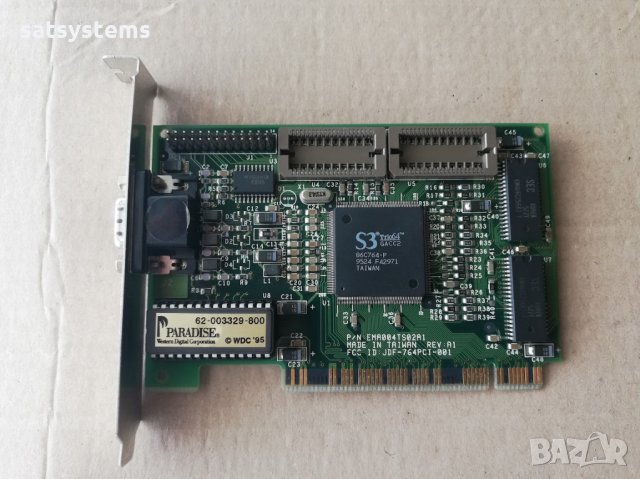 Видео карта S3 Trio64 GACC2 Paradise Bahama 2MB PCI