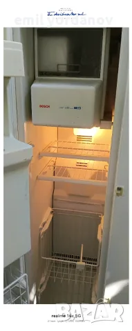Продавам хладилник с ледогенератор и диспенсар за вода отлично състояние , снимка 3 - Хладилници - 56008329