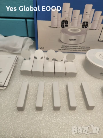 AGSHOME Безжична WiFi Алармена Система с 120dB Сирена и 5 Сензори, снимка 4 - Друга електроника - 50450182