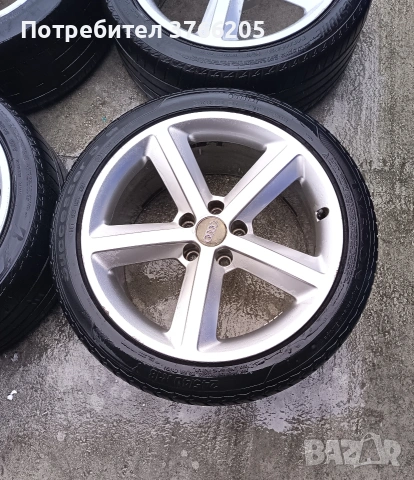 18ки джанти 5х112 за Audi с гуми., снимка 4 - Гуми и джанти - 53572123
